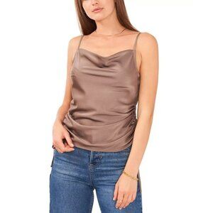 1.State Women's Sleeveless Cowl Neck Ruched Cami Tank size SMALL NEW